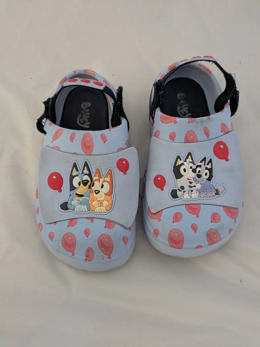 Ground Up Bluey Bingo Molded Toddler Slide-in Clogs Size 11